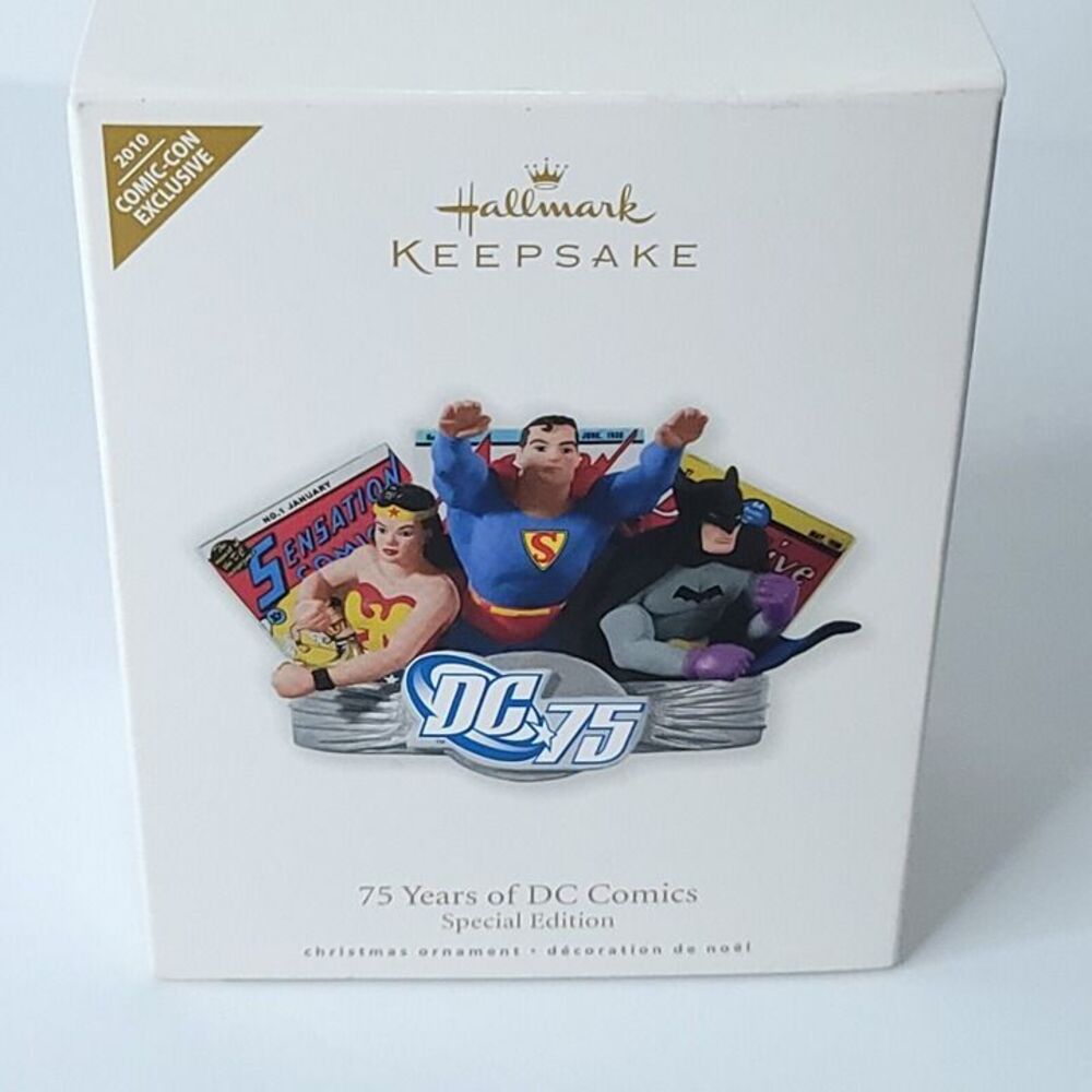 SDCC 75 Years of DC Comics Hallmark Keepsake Ornament Limited Edition 686/750